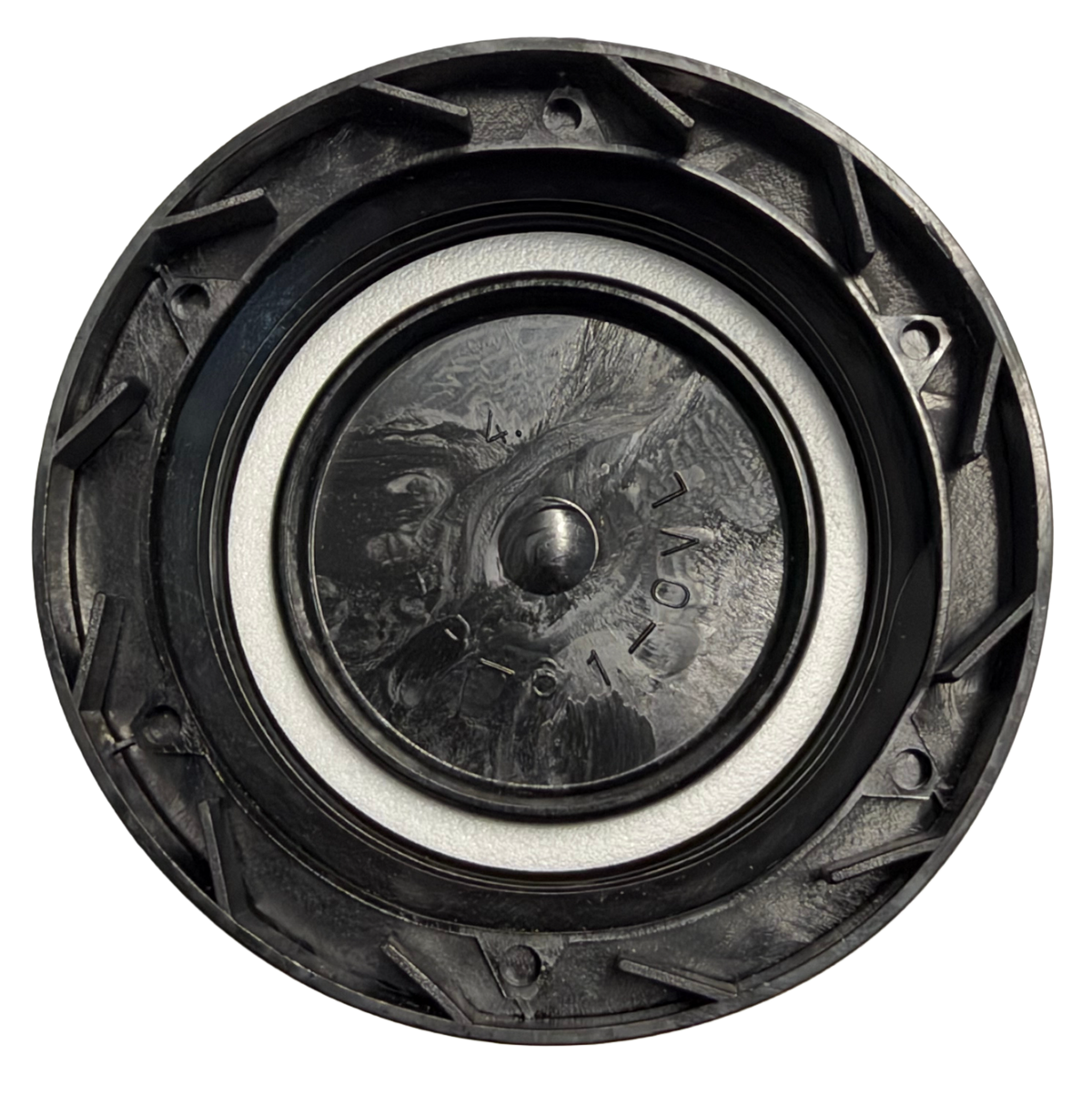 Kanisterverschluss OV-L 61, schwarz, schwarzer Ring