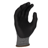 Pro-Fit® Nitril Handschuhe, "Hit", Nitrilschaum, grau/schwarz
