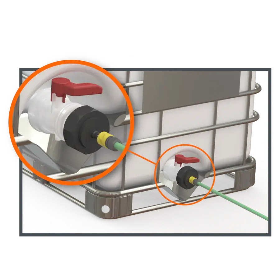 IBC Adapter Innengewinde auf Wasserschlauch Kupplung, S100x8, PP
