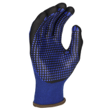 Pro-Fit® Nitril Handschuhe "Hit Therm", blau/schwarz, Noppen