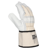 Pro-Fit® Rindvoll Leder Arbeitshandschuhe, "Watt", natur