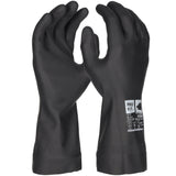 Pro-Fit® Neopren/Latex Chemikalienschutzhandschuh, 30 cm, schwarz