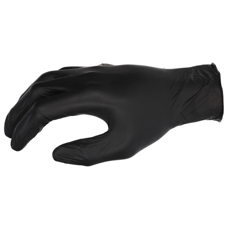 Pro-Fit® Nitril Einweghandschuhe, 24 cm, schwarz, (Box á 100 Stück)