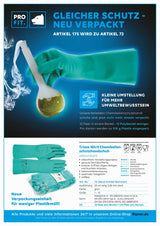 Pro-Fit® Nitril Chemikalienschutzhandschuhe "Trivex", 33 cm, grün