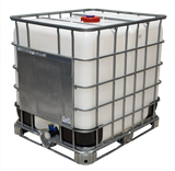 1000 L IBC Container, Stahlpalette, gebraucht gereinigt, Feingewinde, 150/50, UN